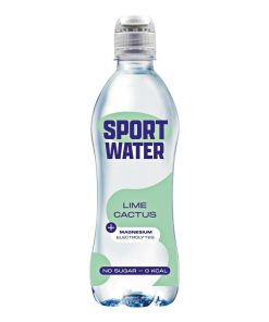 AA Drink Sportwater Lime Cactus 50cl – tray met 12 flessen suikervrij water met smaak, ideaal voor sport en onderweg.