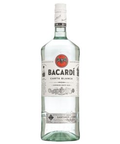 Bacardi Carta Blanca Rum 1,5 Liter – grote fles witte rum