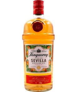Tanqueray Flor de Sevilla Gin 1 Liter – fruitige citrus gin met Sevilla-sinaasappel