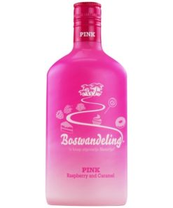Boswandeling Pink 70cl – kokos-aardbeienlikeur in roze fles