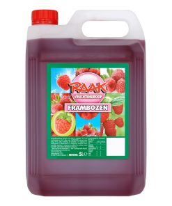 Raak Framboos Limonadesiroop 5 Liter – grote jerrycan voor horeca