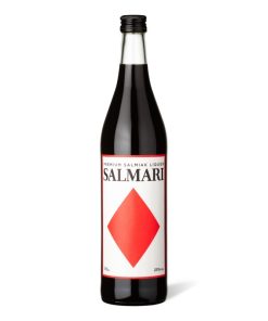 Salmari Premium Salmiak Likeur 70cl – zwarte fles met vloeibare drop