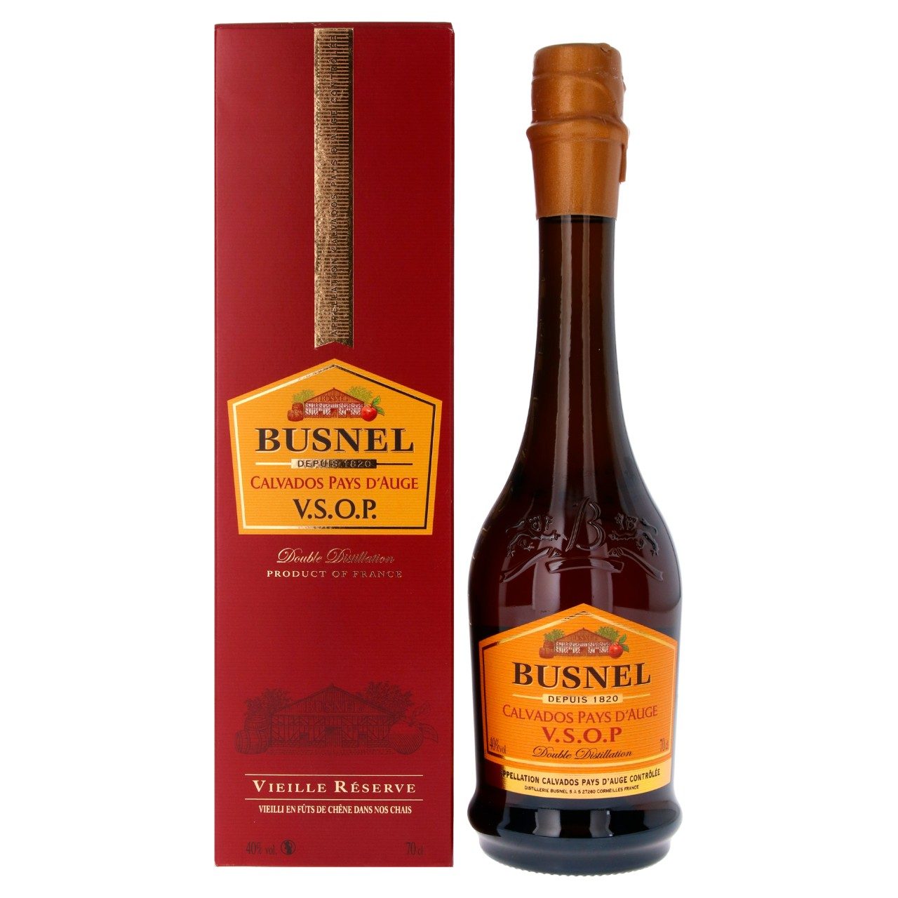 Busnel Calvados VSOP Fles 70cl Met Geschenkverpakking