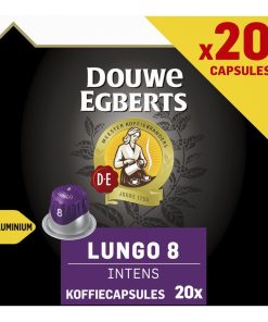 Douwe Egberts Lungo Koffiecapsules Intens – Doos 20 Stuks à 5,2 Gram