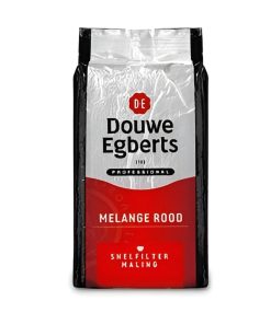 Douwe Egberts Koffie Standaardmaling Melange Rood 24 Pakken a 250 Gram