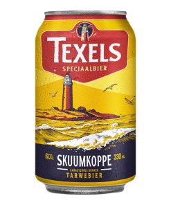 Texels Skuumkoppe Blikjes 33cl – Tray 24 stuks Texels tarwebier in blik