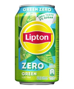 lipton ice tea green zero 33cl tray 24 blikjes kopen suikervrije groene ijsthee