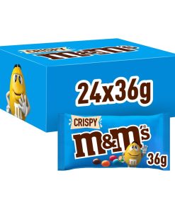 M&M’s Crispy Melk Chocolade – doos met 24 zakjes van 36g