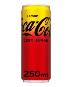 Coca Cola Zero Lemon Blikjes 25cl Tray 12 Stuks – frisse cola zonder suiker