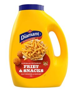 Diamant Frituurvet Vloeibaar 3L – professioneel plantaardig frituurvet
