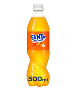 Fanta Sinas Zero 50cl Tray 12 Stuks – suikervrije sinaasappelfrisdrank