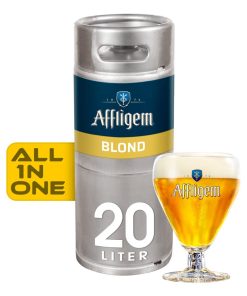 Affligem Blond Biervat 20L All In One – Belgisch abdijbier voor Davids Tap
