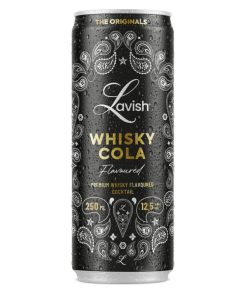 Lavish Whisky Cola Blikjes 25cl Tray 24 Stuks