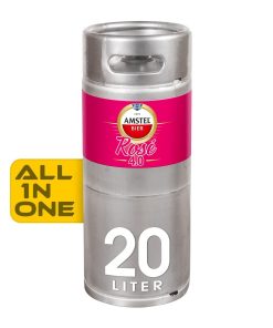 Amstel Rosé Biervat 20 Liter – fruitig rosébier met kersen- en bessensmaak