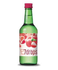 7 drops soju lychee 360ml kopen koreaanse fruitdrank met lycheesmaak