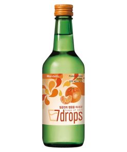 7 Drops Soju Mandarin 360ml – Koreaanse fruitsoju