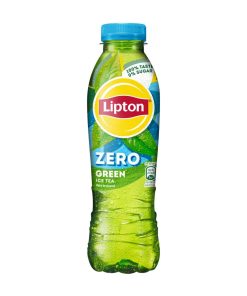 Lipton Ice Tea Green ZERO 50cl Flesjes – Tray 12 stuks suikervrije groene ijsthee