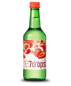 7 Drops Soju Aardbei 360ml – Koreaanse fruitsoju