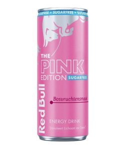 Red Bull Pink Edition Sugar Free Blikjes 25cl Tray 12 Stuks