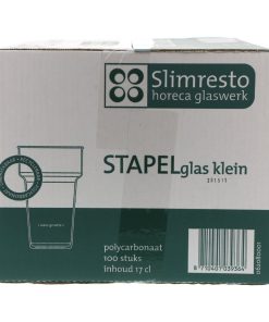 Wijnglas - Stapelglas kunststof 17cl Doos 100 Stuks
