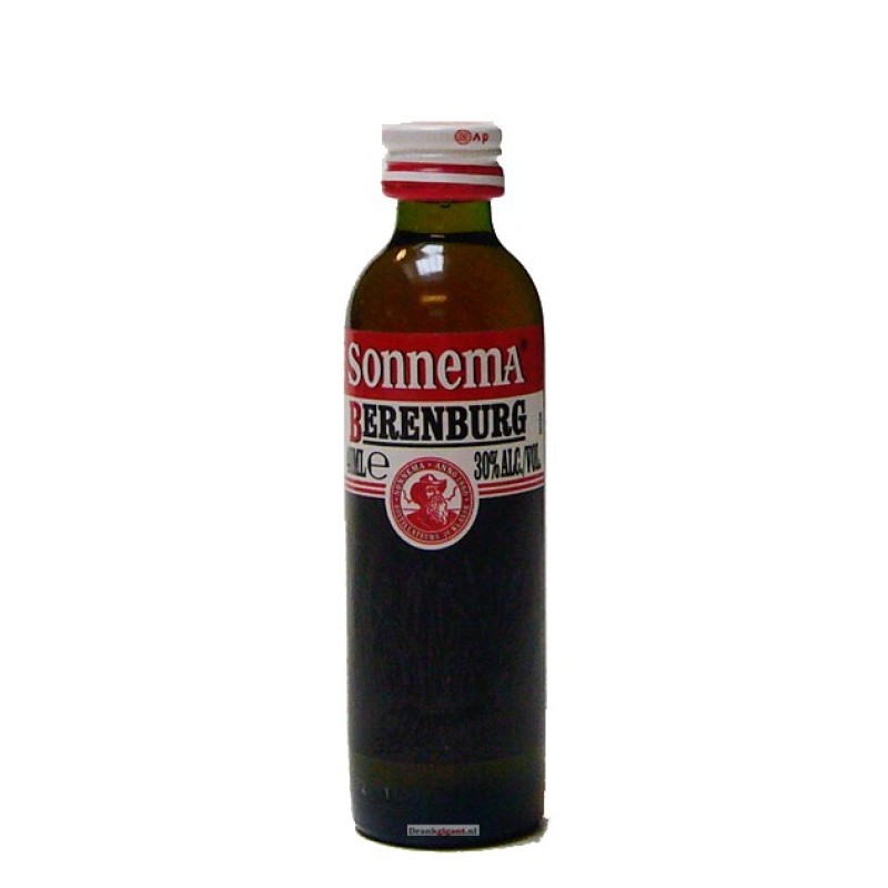 Sonnema beerenburg 5cl mini flesjes