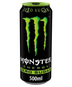 Monster Energy Zero Energy Drink Blikjes 50cl – Tray 12 stuks suikervrij