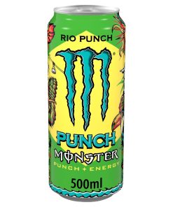 Monster Rio Punch Energy Drink 50cl – Tropische punch in tray van 12