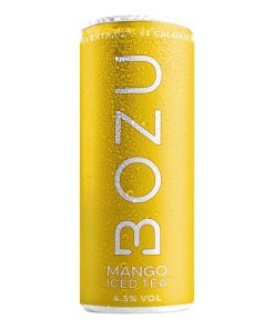 Bozu Iced Tea Mango 25cl – tray met 12 blikjes alcoholische mango ijsthee