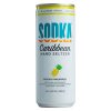 Sodka Pineapple Hard Seltzer 25cl – tray met 12 blikjes bruisend water met ananas en alcohol uit Curaçao