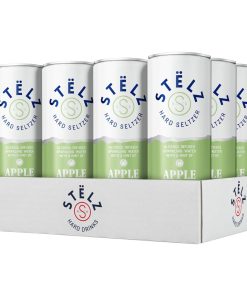 Stëlz Apple Hard Seltzer 25cl Blikjes Tray 12 Stuks – frisse bruisdrank met natuurlijke appelsmaak