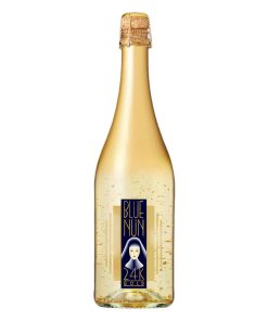 Blue Nun 24K Gold mousserende wijn 75cl met goudvlokken – luxe bubbel