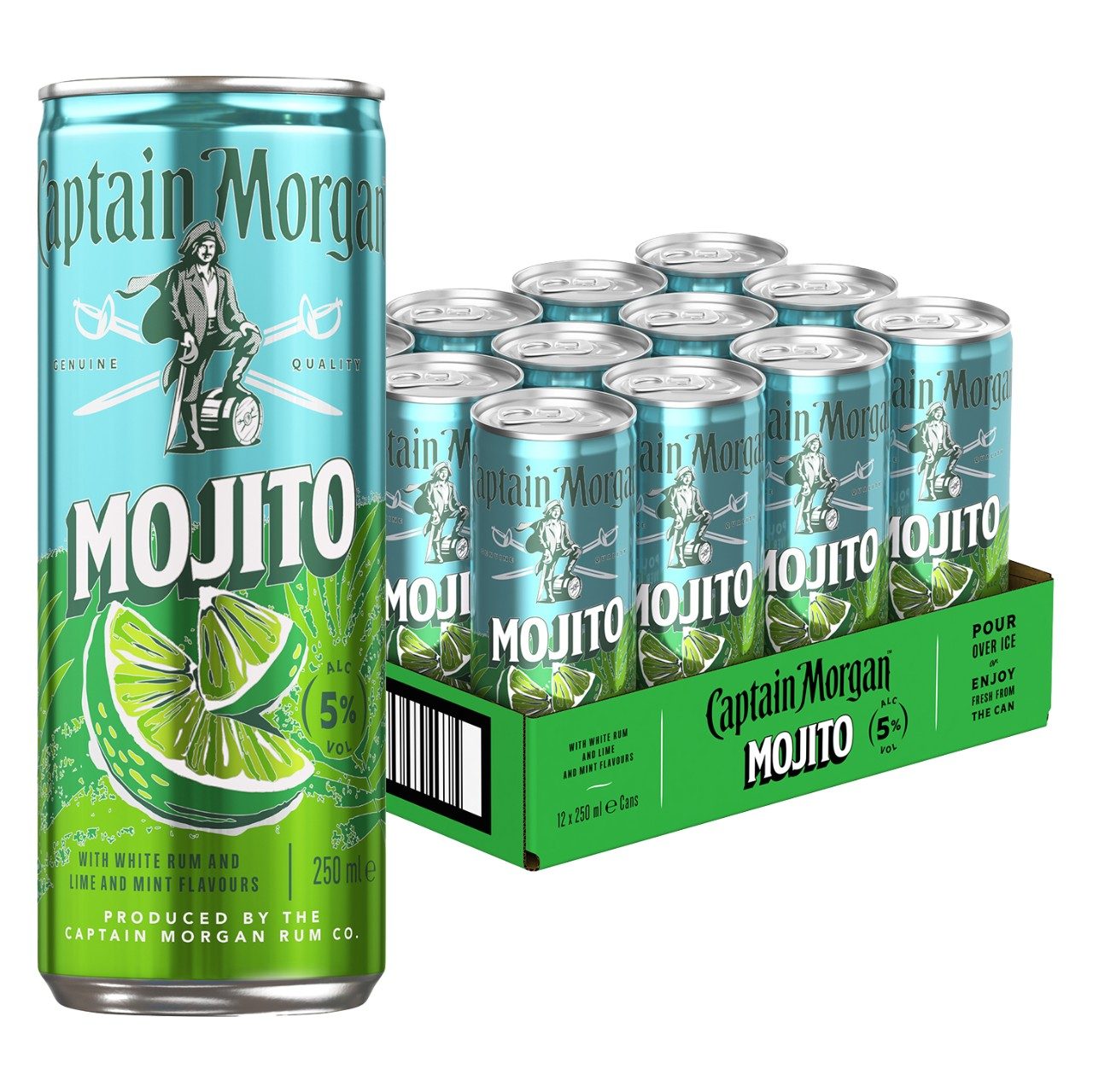 Captain Morgan Mojito blikjes