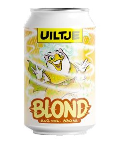 Uiltje Cosmic Blond Bier 33cl – doos 12 blikjes