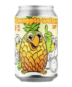 Uiltje Pineapple Weizen Bier 33cl – doos 12 blikjes